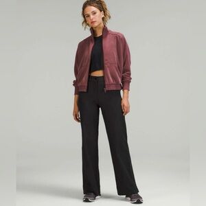Lululemon (26) City Sleek 5 Pocket Wide-Leg HR Pant *Light Utilitech Black